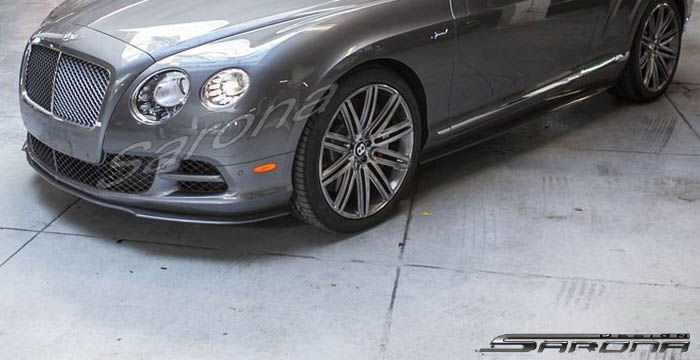 Custom Bentley GT  Coupe Front Add-on Lip (2011 - 2017) - $650.00 (Part #BT-009-FA)